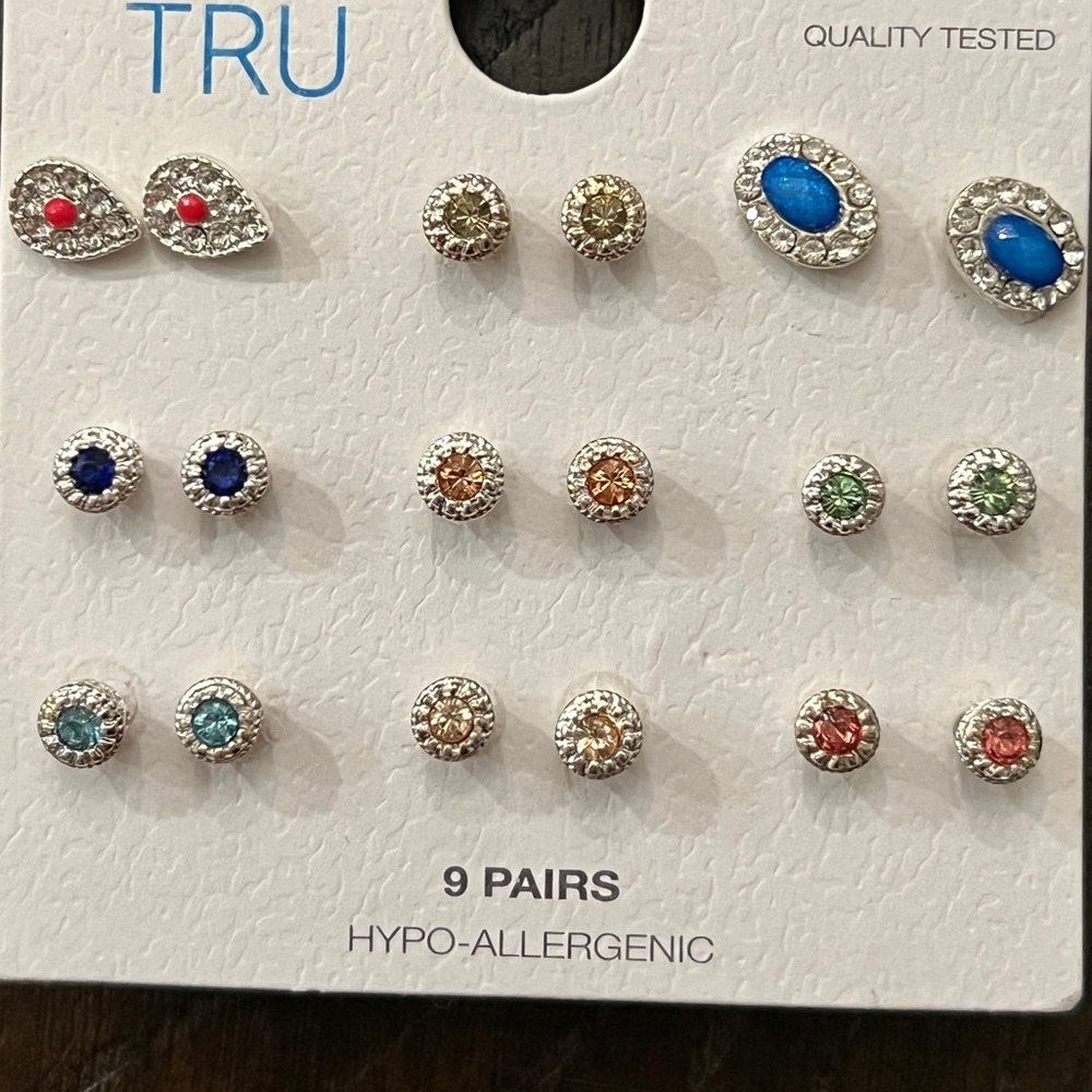 Multicolor Earring Set